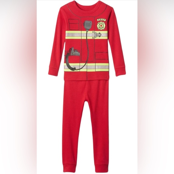 BABY GAP 2-PIECE FIREFIGHTER PJ SET - Picture 1 of 3